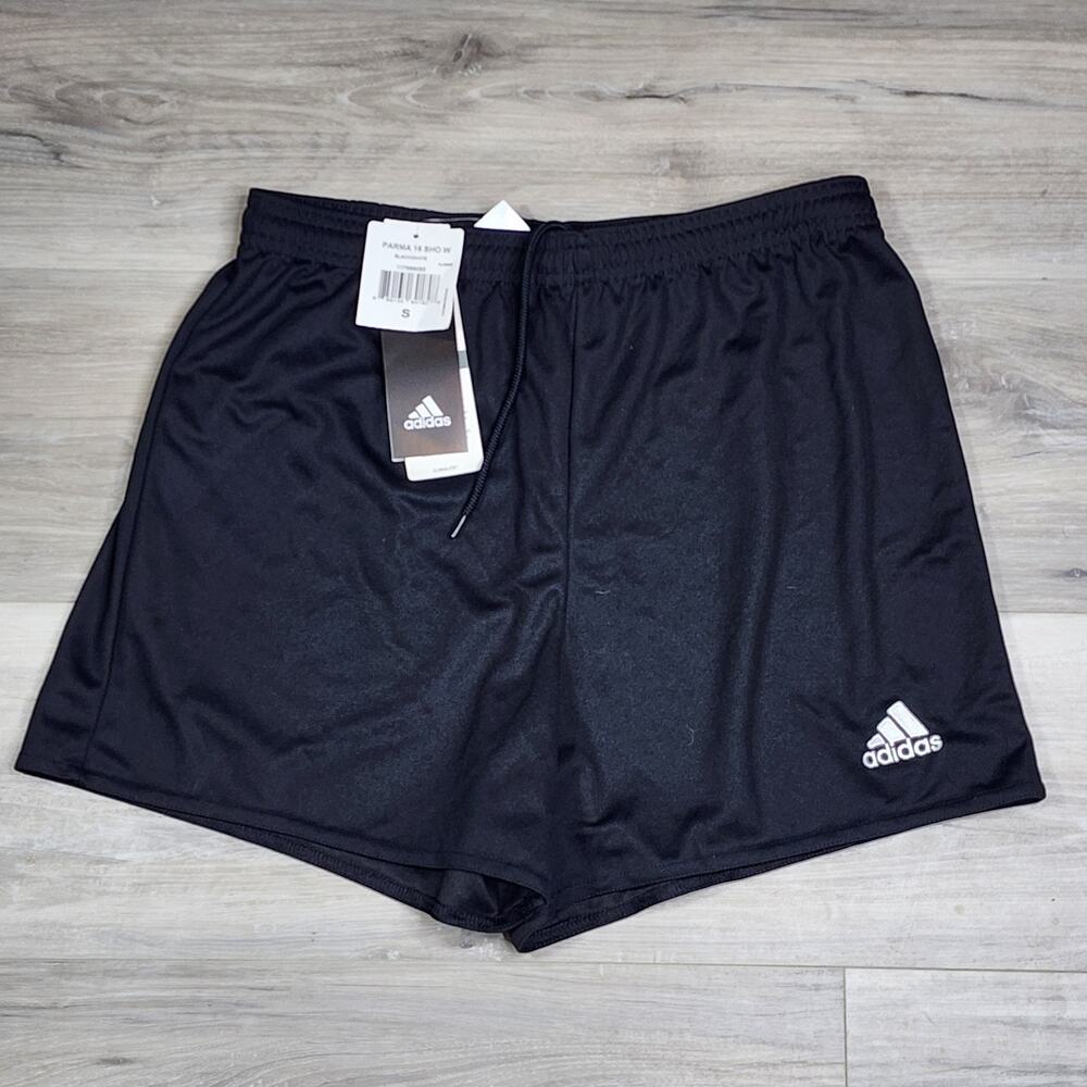 Adidas Shorts Running Women's Small Black Parma 16 New
